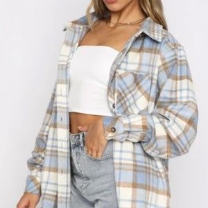 Blue flannel